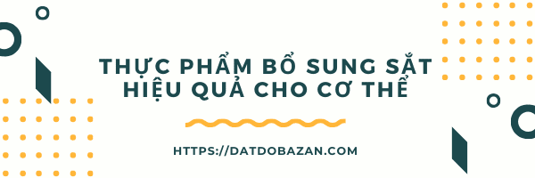 Thực phẩm giàu sắt