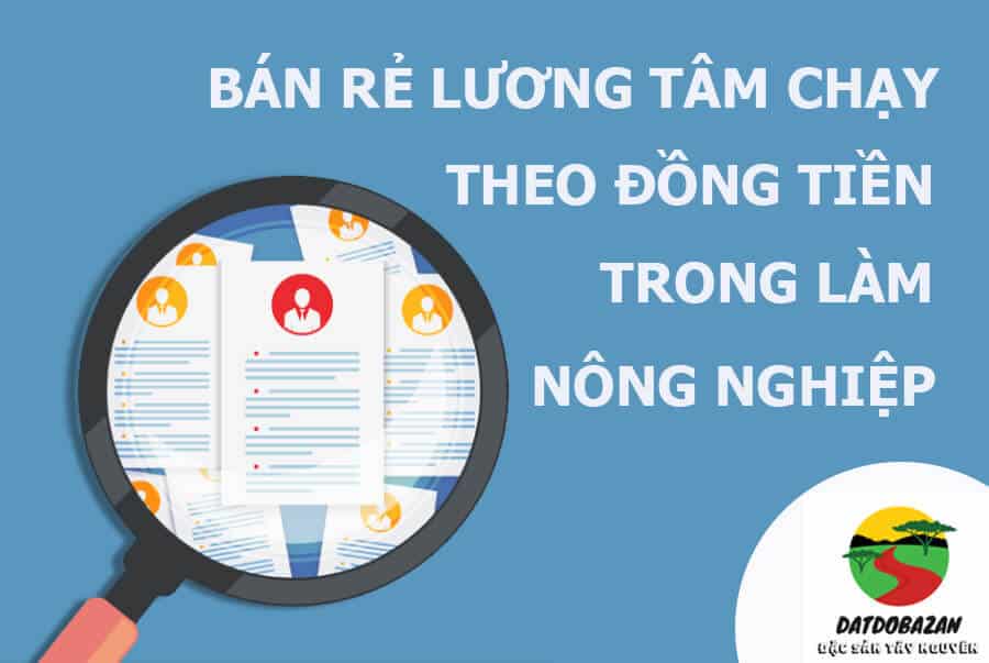 bán rẻ lương tâm chạy đồng tiền