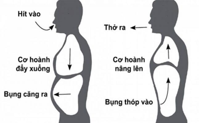 bí thuật xả tress thở bằng cơ hoành
