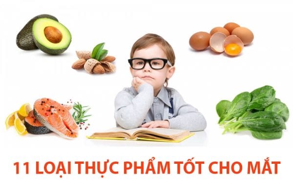 thực phẩm tốt cho mắt