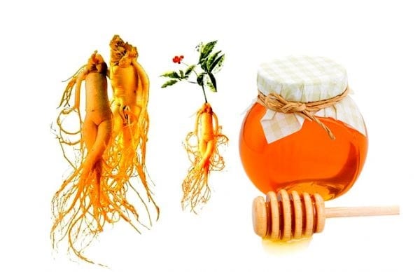 sâm ngâm mật ong