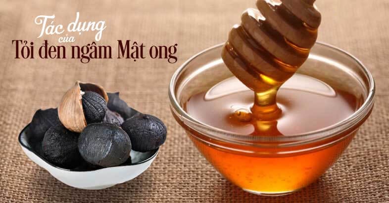 bài thuốc tỏi đen ngâm mật ong
